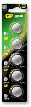 GP Lot de 20 piles bouton CR2016 au lithium 3 V 20 cartes