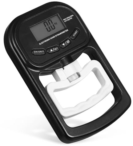 WHAMVOX Tragbare Fitness Ausrüstung Grip Stärkung Gerät 180kg Hand Grip Festigkeit Tester Digital