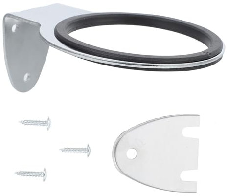 HAPINARY Wandhalterung Für Haartrockner Aus Edelstahl Für Kosmetikstudio Und Barbershop Mit Platzsparendem Design Und Einfache Montage Für Elektrische Haartrockner