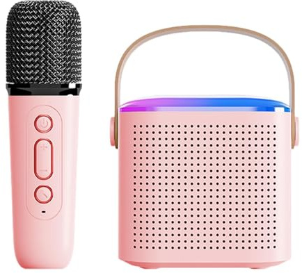 Macchina per karaoke senza fili,Macchina per karaoke per adulti | altoparlante con microfono senza fili, macchina per cantare familiare, altoparlante subwoofer per interni ed esterni