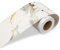 LACHEERY Bordi Adesivi per Pareti Bianco 7.6cm x 500cm Marmo con Venature Dorate e Grigie Carta da parati Bordo Adesivo per Mobili Impermeabile Perfetto per Pareti Specchi Cornici Tavoli Sedie