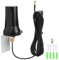QWORK® Antena Exterior 5G 4G LTE Impermeable - Alta Ganancia de 12 dBi, Polarización Vertical - Conector Macho SMA con Cable de 3 m - para Enrutadores y Cámaras de Seguimiento