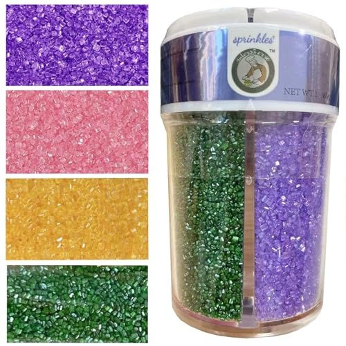 Essbare Kuchen Dekoration Zuckersand Schleifzucker Purple Rosa Gelb Grün 168g 5,92oz Kuchen Brot Eis Dekoration Halloween Weihnachten Valentinstag Geburtstagsfeier