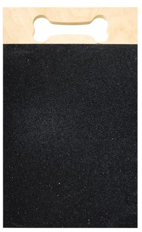 Nagelkratzbrett für Hunde, Holz, Welpenfeilenbretter, Nagelfeilpads für Hunde, 40 x 22,5 x 1,5 cm, Holz-Kratzmatte, Holzbasis, verschleißfest, kein Schmutz, Fallen, Schleifen, Pfotenpflege, Katze