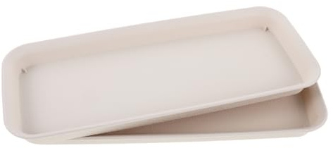 TOYANDONA 2piezas Bandeja De Agua Prueba De Fugas Reutilizable para Plantas Platillo De Drenaje De Plástico para Macetas Bandeja Práctica para Plantas De Interior