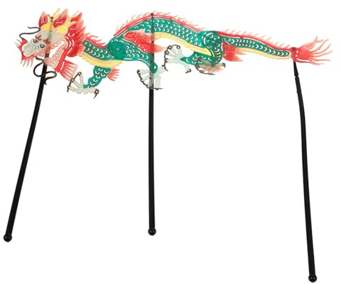 FRCOLOR Handgefertigte Chinesische Schatten Marionette Traditionelles Tanz Requisit Leichtes Puppentheater für Geeignet für Kindergarten Frühpädagogik und Eltern Junge Mädchen Aktivitäten