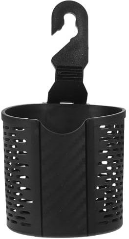 Gatuida Soporte Porta Vasos Colgante para Coche Organizador de Bebidas para Asiento Trasero Compatible con Botellas y Tazas Negro para Sedán SUV Camión Reutilizable