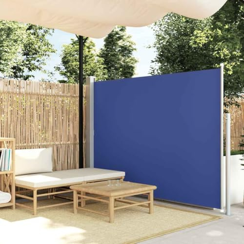 Toldo Lateral retráctil 160x500 cm Azul,Casa y jardín,Jardín,Artículos de Exterior,Sombrillas-45462