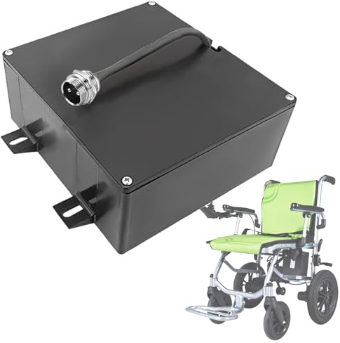 SSCYHT Baterías Litio 24 V Batería de Repuesto 21 Ah, 24,5 Ah, 31,5 Ah, 28 Ah Batería de Litio 24 V Baterías sillas Ruedas para Motor 200 W a 800 W con BMS,24v28ah gx20 Male
