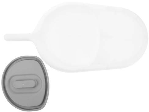 UKCOCO Padella per Letto con Manico per Anziani e Pazienti Allettati, Vaso per Urina in Plastica Resistente con Design Inclinato, Padella Portatile per Uso Domestico e Assistenza