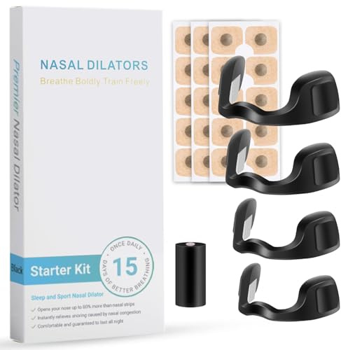 Ecarteur Nasal Anti Ronflement Efficace Puissant, Bande Nasale Magnétique Ajustement, Forte Tenue pour Le Sport & Meilleure Qualité de Sommeil, Meilleure Respiration En Cas de Nez Bouché