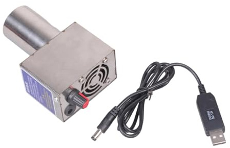 GKYQVE BBQ Luftgebläse, tragbarer kabelloser elektrischer Handgrill, Kochluft für Camping Partys, USB