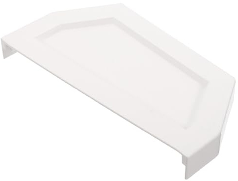 TEHAUX Tappo Terminale per Grondaia in Pvc da 200 Mm, Copertura Terminale Regolabile per Pluviali, Accessorio per Protezione Grondaie e Prevenzione Ostruzioni, Installazione Semplice, 1
