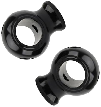 Morsetto Montaggio su Riser Supporto Per Riser Manubrio Moto Da 1,25 32 Mm Per Per Touring Per Road Glide Per Dyna Fat Bob Per Softail Per Fatboy(Black)