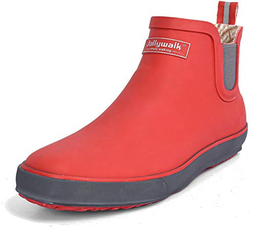 Moudn Stivali Pioggia Donna Gomma Impermeabili Stivaletti Antiscivolo Chelsea Wellington Boots Giardino Rain Boot