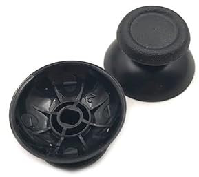 YANHAO [Video game parts] 20pcs Analog Cover 3D Thumb Sticks Joystick Thumbstick Mushroom Cap For Sony PlayStation 4 PS4 Controller Replacement Repair [Replace] (Color : Black)