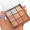 Glitter Eyeshadow Palette, Shimmer Eye Shadow Pallets for Women, 9 Colour Glitter Eye Make-Up Palettes, Gold, White, Pink Highly Pigmented Eye Shadow Palette for Girls Make Up
