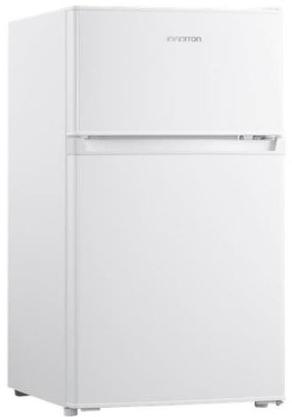 INFINITON Frigorifico Dos Puertas FG-85D8, 85 cm, 85 l, E, Blanco, Tirador Integrado, Luz LED (Blanco | FG-85D8WEH)