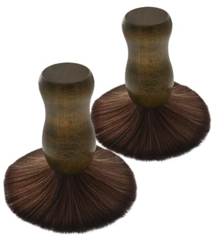 SEWACC 2piezas Herramienta De Limpieza De Discos Cepillo De Cerdas Suaves Mango De Madera para Limpieza De Agujas