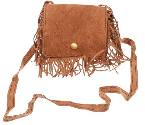 ifundom 1pieza Bolso Bandolera Infantil con Flecos Monedero para Monedas para Niñas Bolsa Cruzada Hombro Bolso Regalo Cumpleaños para Diseño Duradero y Atractivo