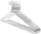 DODIN HOME Lot de 100 cintres en fil métallique pour économiser de l'espace avec barre pour pantalon, vêtements, robes (argent, 100)