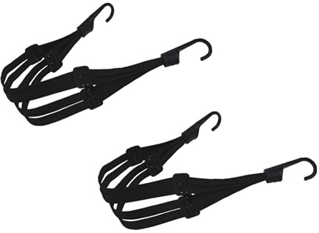 Gepäckträger Spanngurt 2 Stück Spanngurte Motorrad Fahrrad gepäck Elastische Gepäckgurt Spannseile Verstellbar Spanngummi mit Haken Gepäckspanner für Transportieren, Verpacken Camping (2PCS)