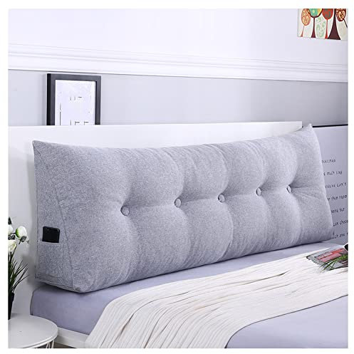 HYHMJ Dreieckig Keilförmig Keilkissen Betthaupt Reflux Kissen Positionierung Unterstützung Lagerungskissen Sofa Bett Sich Ausruhen Nackenstützkissen Mit Abnehmbar Abdeckung,A,150x50x20cm