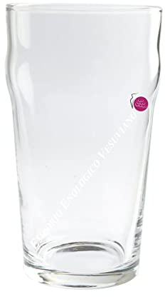 Emporio enologico vesuviano Bicchiere NONIC 57 Cl BIRRA - Set da 6 Pezzi - Bicchiere PINTA PUB