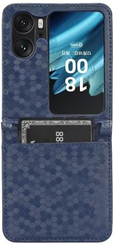 Lederhülle für Motorola Razr 50 Ultra Mit Kartenfach, Premium Leder Echtes Ultradünnes Handyhülle Stoßfeste Anti-Rutsch Schutzhülle für Motorola Razr 50 Ultra, blau
