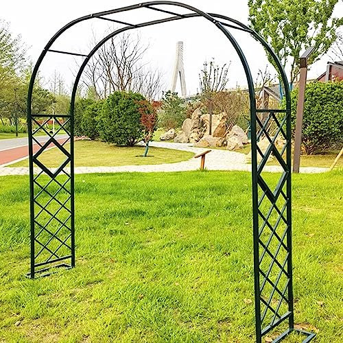 Arco Decorativo para Rosas Arco de jardín de Metal para Exteriores, Arco Decorativo Tradicional para Caminos, entradas, cenador, Soporte para Plantas, 140 cm, 180 cm, 220 cm, 260 cm, 300 cm,