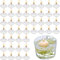 Candele galleggianti bianche, 45 pezzi, candele galleggianti non profumate, per piscina, vasca da bagno, spa, matrimonio, tealight a LED, per decorazioni, San Valentino, Natale, feste