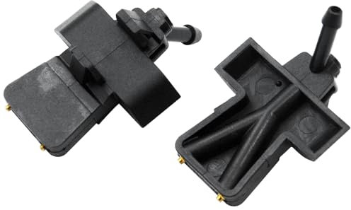 Kalunfex 2 Pcs Boquilla de limpiaparabrisas para Micra K12 28931AX600, boquillas de lavado de parabrisas