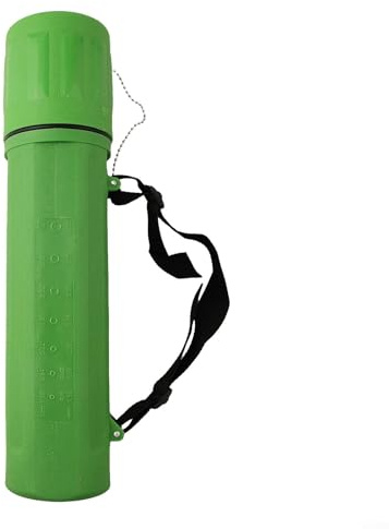 Tubo de almacenamiento de electrodos eficiente diseñado para 4 varillas de 5 kg de MMA con clip de transporte y correa (verde)