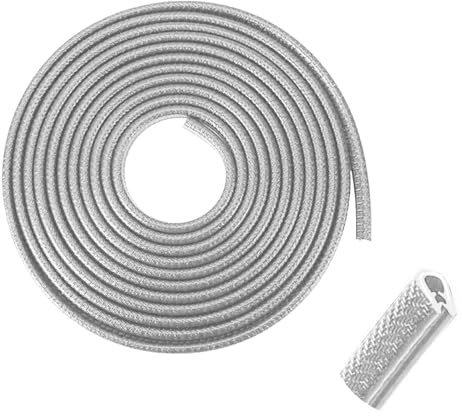 Autotür Kantenschutz, 10 M Kantenschutz Gummi, Auto Gummidichtung Fensterdichtung, mit Stahleinlage, für Kederprofil, Autotüren Kantenschutzleiste, Fensterdichtung, Grau