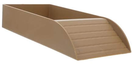Gatuida Bassin pour Tortues Abreuvoir pour Reptiles Bain pour Tortues Habitat pour Tortue-boîte Plateforme pour Prélasser