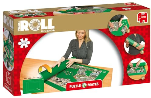 Jumbo Spiele Puzzle & Roll - Puzzlematte zum Ausrollen | Für bis zu 3000 Teile Puzzlezubehör