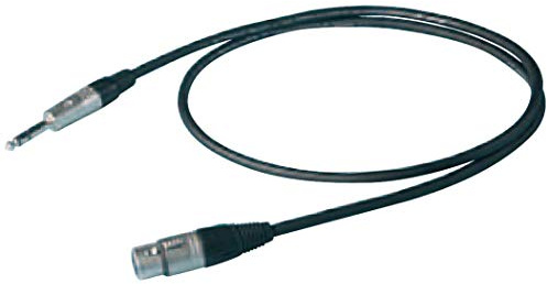Proel ESO245LU10 esot Eric cavo audio (6,3 mm Stereo Jack connettore XLR 3 poli maschio, con connettori Neutrik, 10 m, NP3 X-HPC250 nc3mxx) nero
