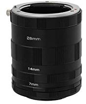 Fotodiox Macro Extension Tube Set Compatible with Micro Four Thirds Mount Cameras - for Extreme Macro Photography