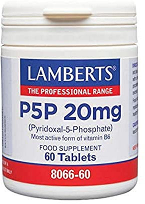Lamberts P5P (Pyridoxal-5-Phosphate) 20mg - 60 Tablets