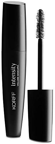 Korff Mascara Intensity, Volumizzante e Massima Definizione, Texture Ricca e Morbida, Ciglia Morbide e Flessibili, Nero, 13,2ml