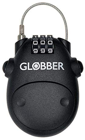 Globber Kabelschloß, schwarz, einheitsgröße