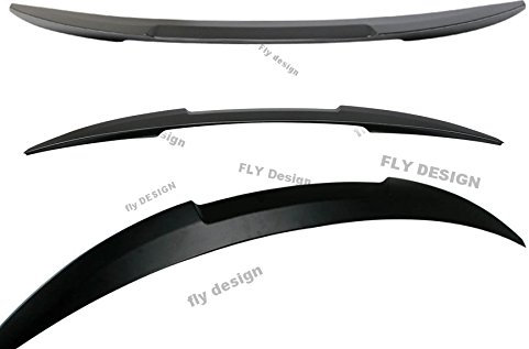 FLY DESIGN 70055 Heckspoiler passend für BMW E90 M3 3er, Heckflügel, Spoilerlippe für Auto Tuning, ABS Kunststoff, Unlackiert