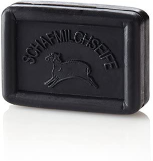 OVIS Savon au lait de brebis 100 g -Patchouli - Nettoyage et soin avec du lait de brebis dans un emballage en papier - Sans microplastique ni huile minérale