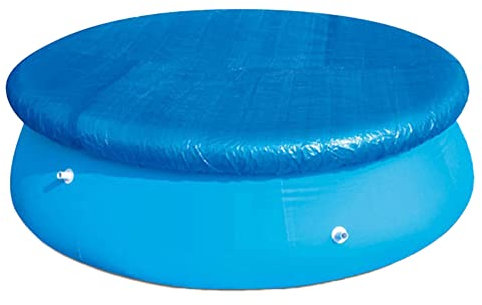 Poolabdeckplane,Rund Pool Abdeckplane,Rechteckig Poolabdeckung für Schwimmbad,Pool Cover PE Schutzplane Wasserdicht Staubdicht Schwimmbad Abdeckung für Aufblasbare Familienpool Frame Pool 244x244cm