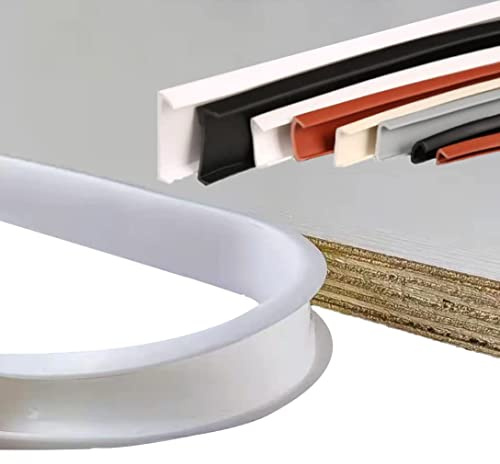 Kantenumleimer selbstklebend, Kantenschutz Baby, Eckenschutz Kantenschutz, U-Förmig TPE Kantenband für Schrankreparatur, Möbelrestaurierung und Renovierung (Schwarz,U18mm*3m)