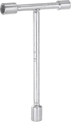 sourcing map Llave de 3 vías, 8 mm, 9 mm, 10 mm, mango en T para reparación de bicicletas, automóviles y bricolaje