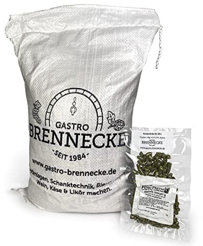 Malzmischung Klosterbräu mit Hopfen und Bierhefe geschrotet oder ungeschrotet (30 Liter, ungeschrotet)