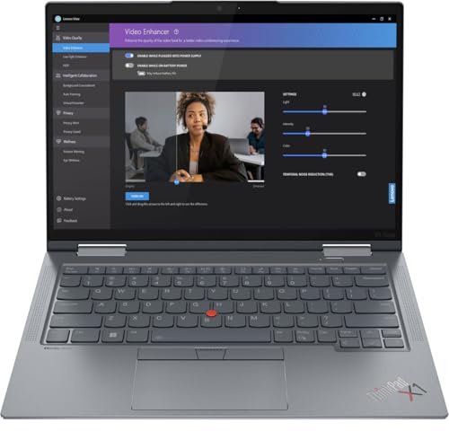 Lenovo ThinkPad X1 Yoga Gen 8 21HQ001NUS - Portátil convertible 2 en 1 con pantalla táctil de 14 pulgadas - WUXGA - 1920 x 1200 - Intel Core i5 13ª generación i5-1335U Deca-core (10 núcleos) -