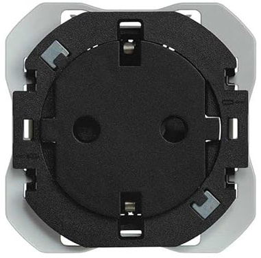 SIMON 270 | Base de enchufe Clean schuko negro mate 20000434-098