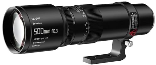 TTArtisan 500mm F6.3 Teleobjektiv objektiv für GFX-Mount-Kameras ED-Glas-Teleobjektiv, Kinoszene Super-MC mit großer Blende (Schwarz).